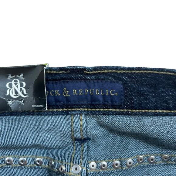 Rock & Republic Low Rise Flare Jeans Y2K Jeans Women’s Size 12 - Picture 6 of 7